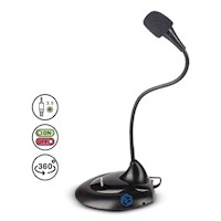 Micrófono Halion Pedestal TM-4 - NEGRO